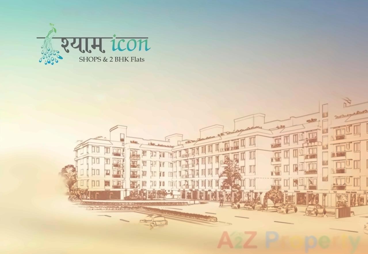 3D Elevation of real estate project Shyam Icon located at Kalali, Vadodara, Gujarat