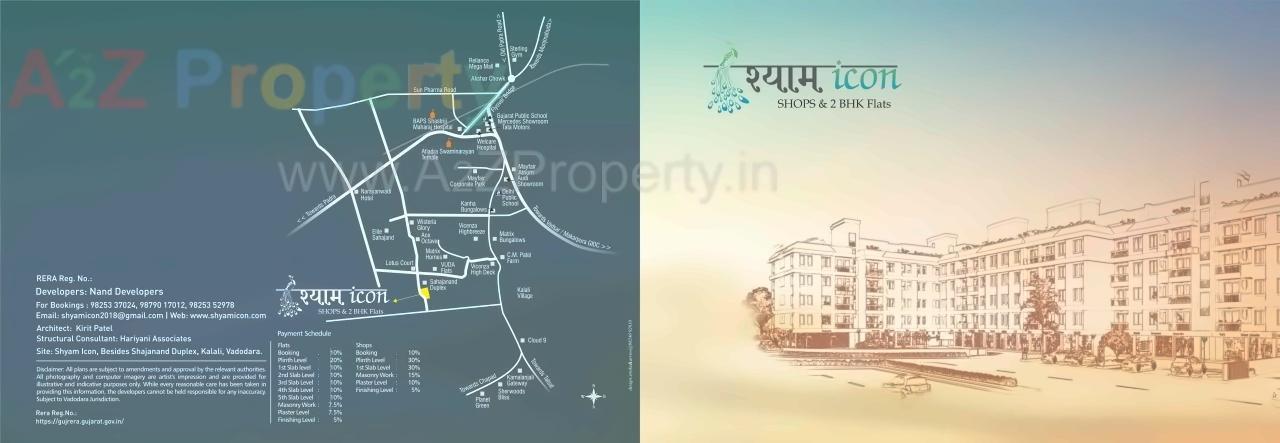  of real estate project Shyam Icon located at Kalali, Vadodara, Gujarat