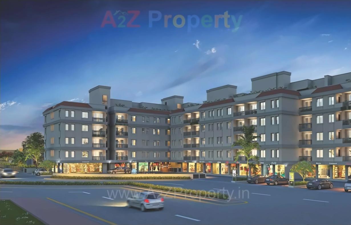 3D Elevation of real estate project Shyam Icon located at Kalali, Vadodara, Gujarat