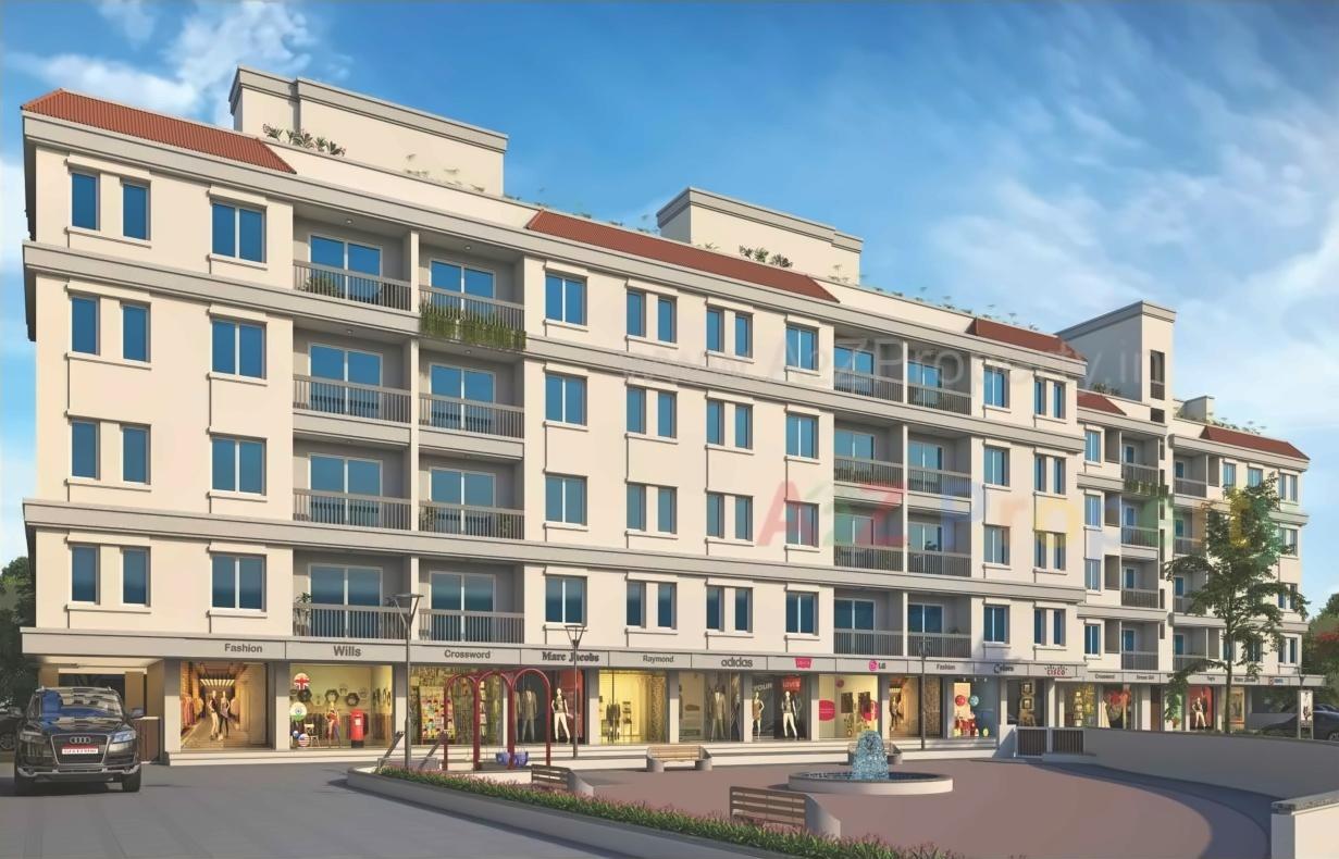 3D Elevation of real estate project Shyam Icon located at Kalali, Vadodara, Gujarat