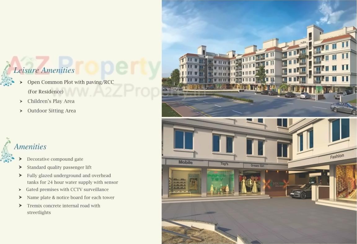 3D Elevation of real estate project Shyam Icon located at Kalali, Vadodara, Gujarat