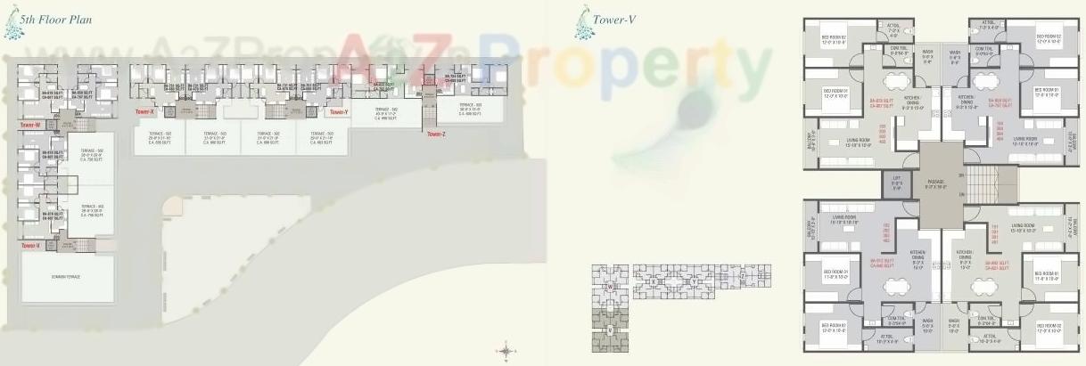 Layout of real estate project Shyam Icon located at Kalali, Vadodara, Gujarat