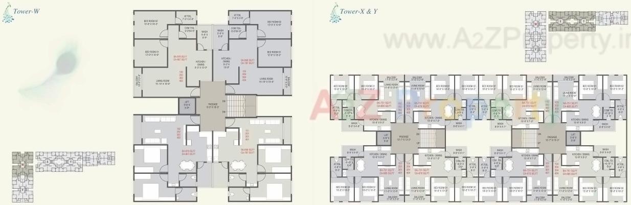 Layout of real estate project Shyam Icon located at Kalali, Vadodara, Gujarat