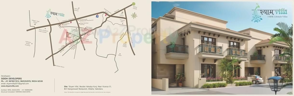  of real estate project Shyam Villa located at Bill, Vadodara, Gujarat