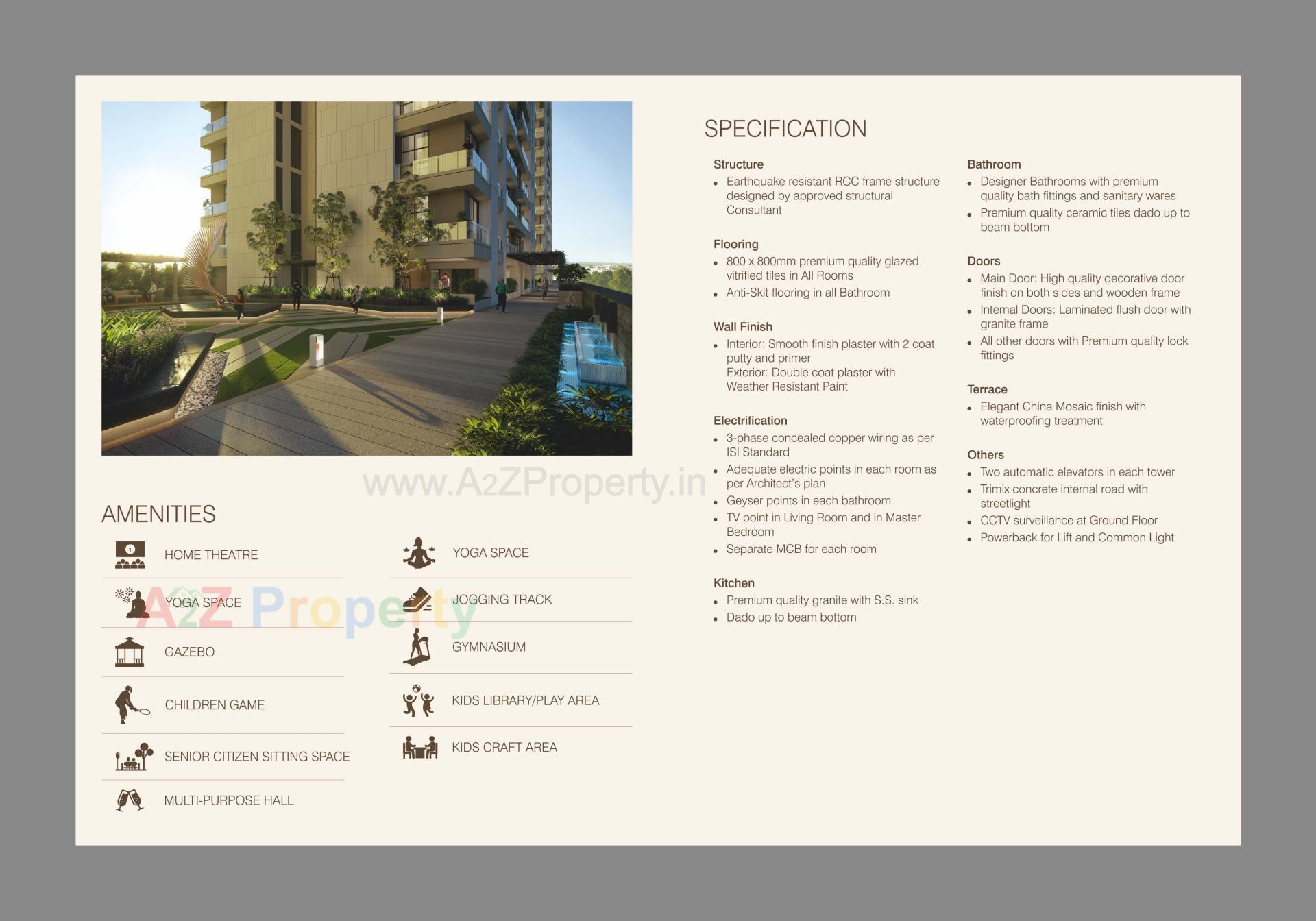  of real estate project Shyam Vintage located at Sama, Vadodara, Gujarat