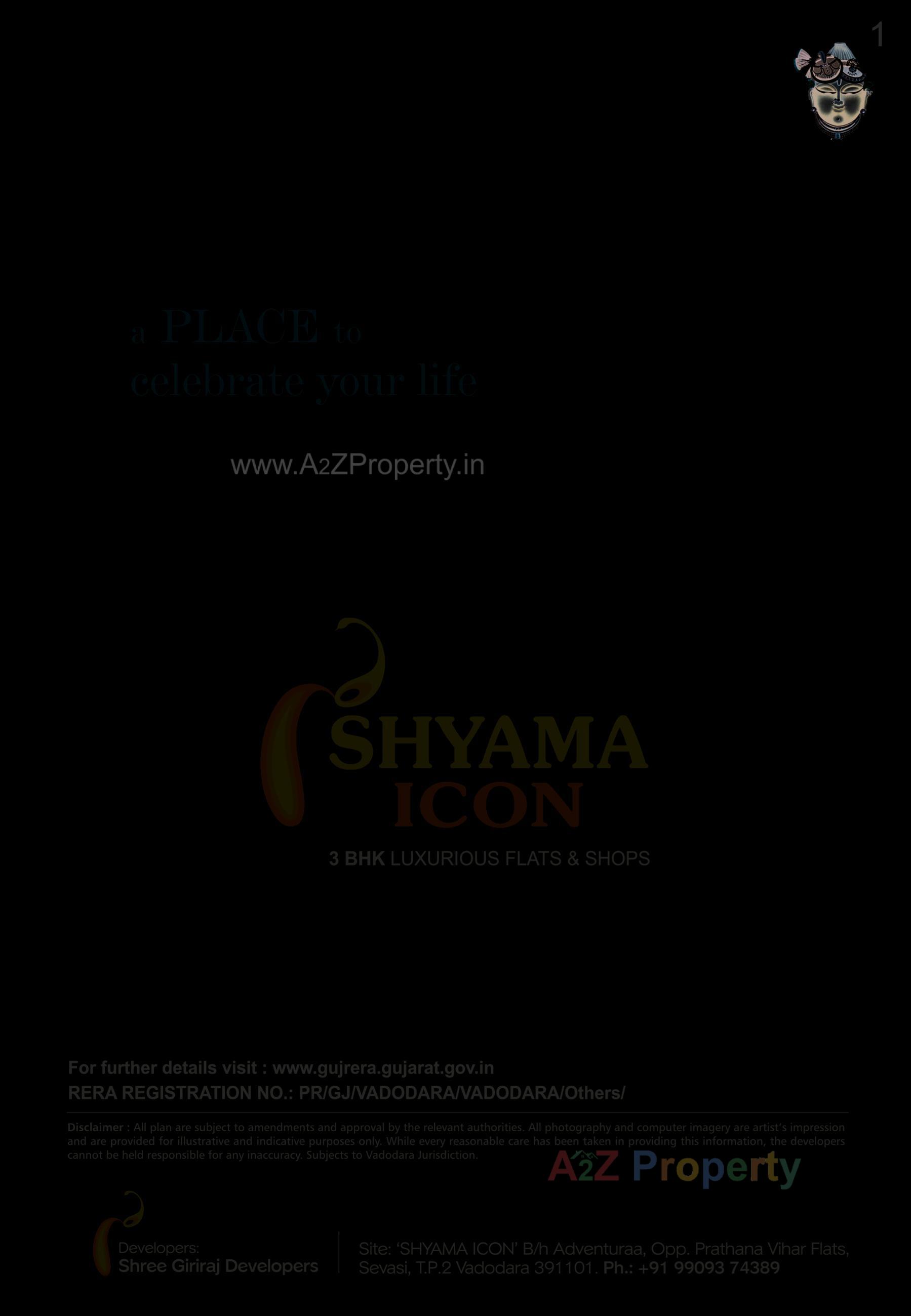  of real estate project Shyama Icon located at Sevasi, Vadodara, Gujarat