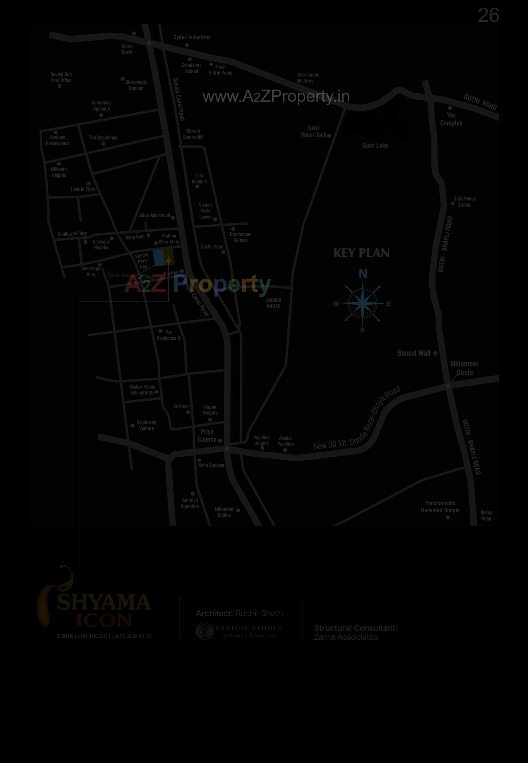  of real estate project Shyama Icon located at Sevasi, Vadodara, Gujarat