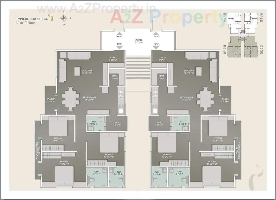 Layout of real estate project Shyama Residency located at Kasba, Vadodara, Gujarat