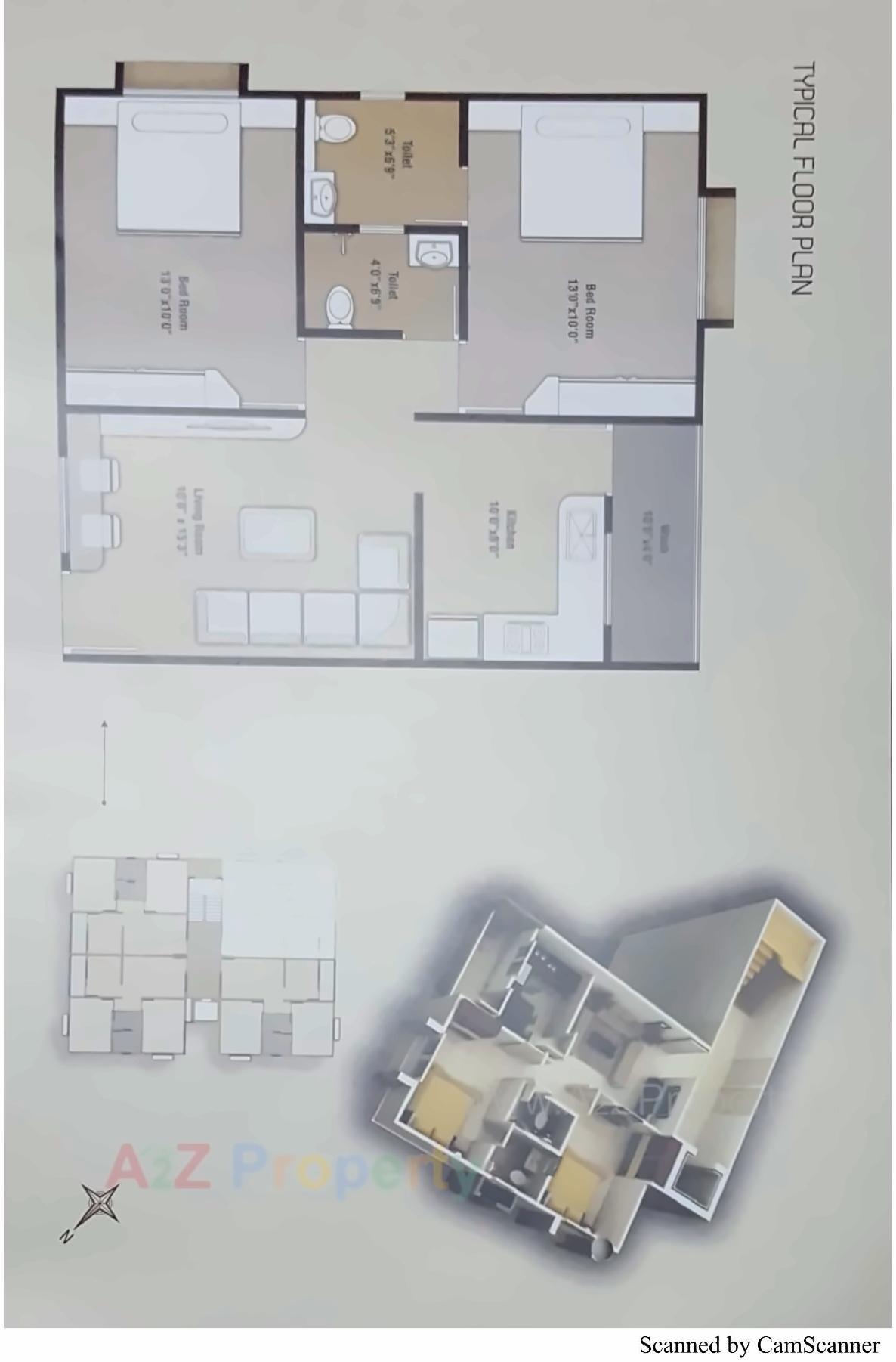 Layout of real estate project Shyamal Dream located at Kapurai, Vadodara, Gujarat