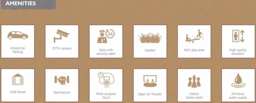 Amenities of Shyamal Heights