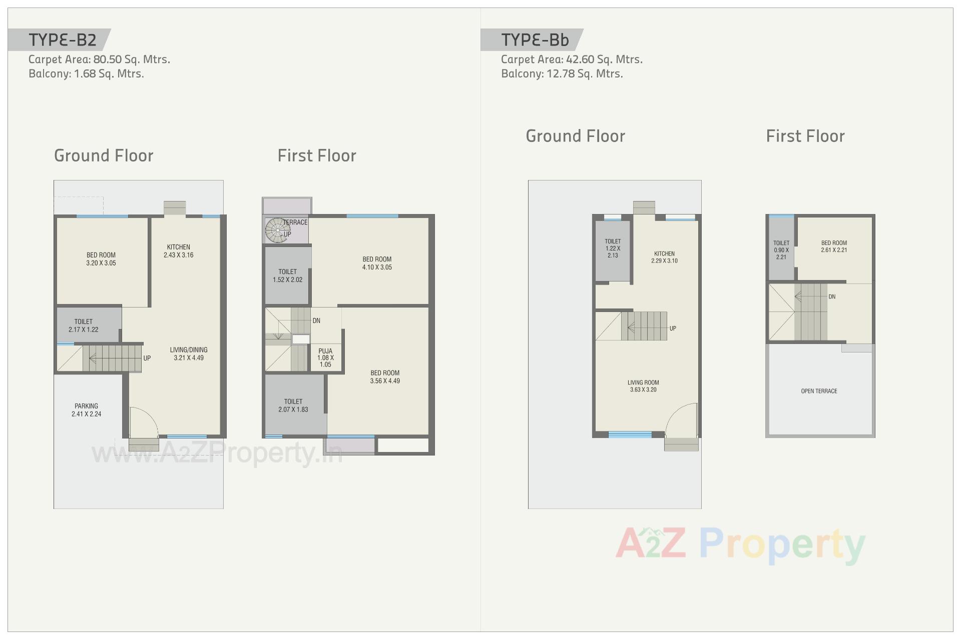 Layout of real estate project Shyamal Orchid located at Ankhol, Vadodara, Gujarat