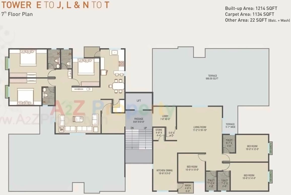 Layout of real estate project Shyamal Park located at Tandalaja, Vadodara, Gujarat