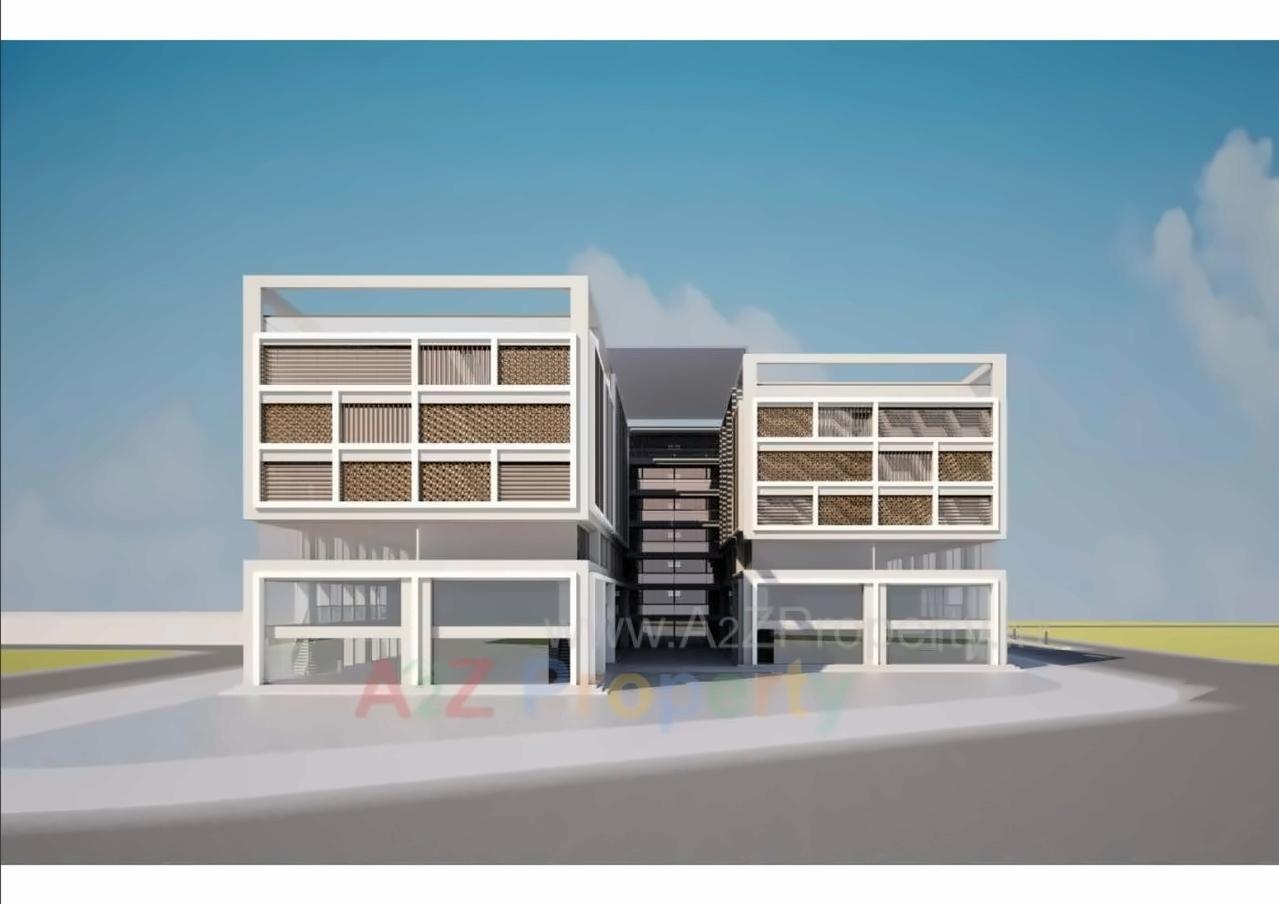 3D Elevation of real estate project Shyamal Park located at Tandalaja, Vadodara, Gujarat