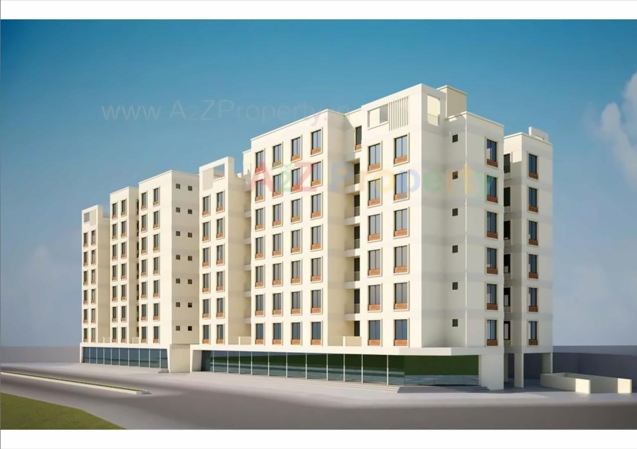 3D Elevation of real estate project Shyamal Park located at Tandalaja, Vadodara, Gujarat