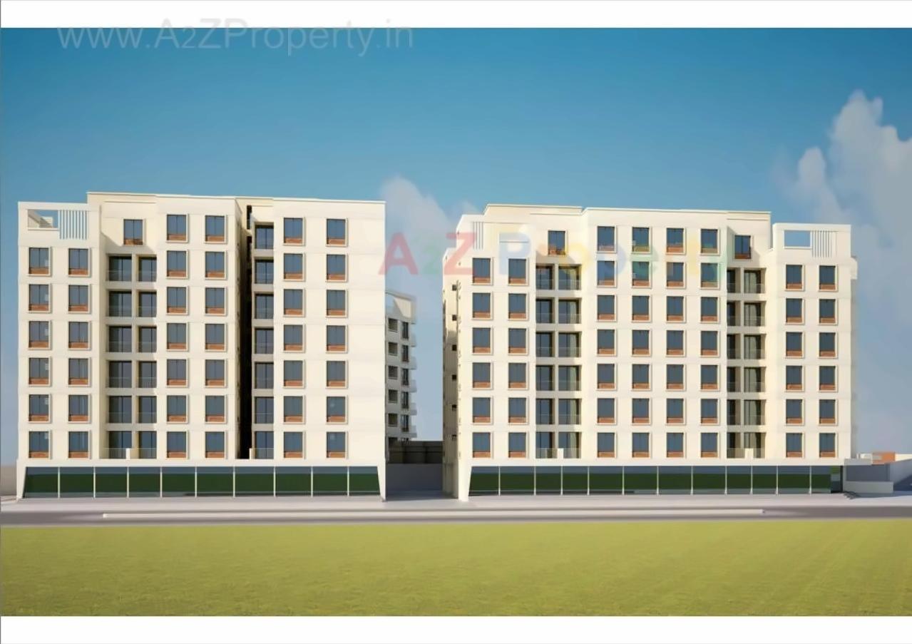 3D Elevation of real estate project Shyamal Park located at Tandalaja, Vadodara, Gujarat