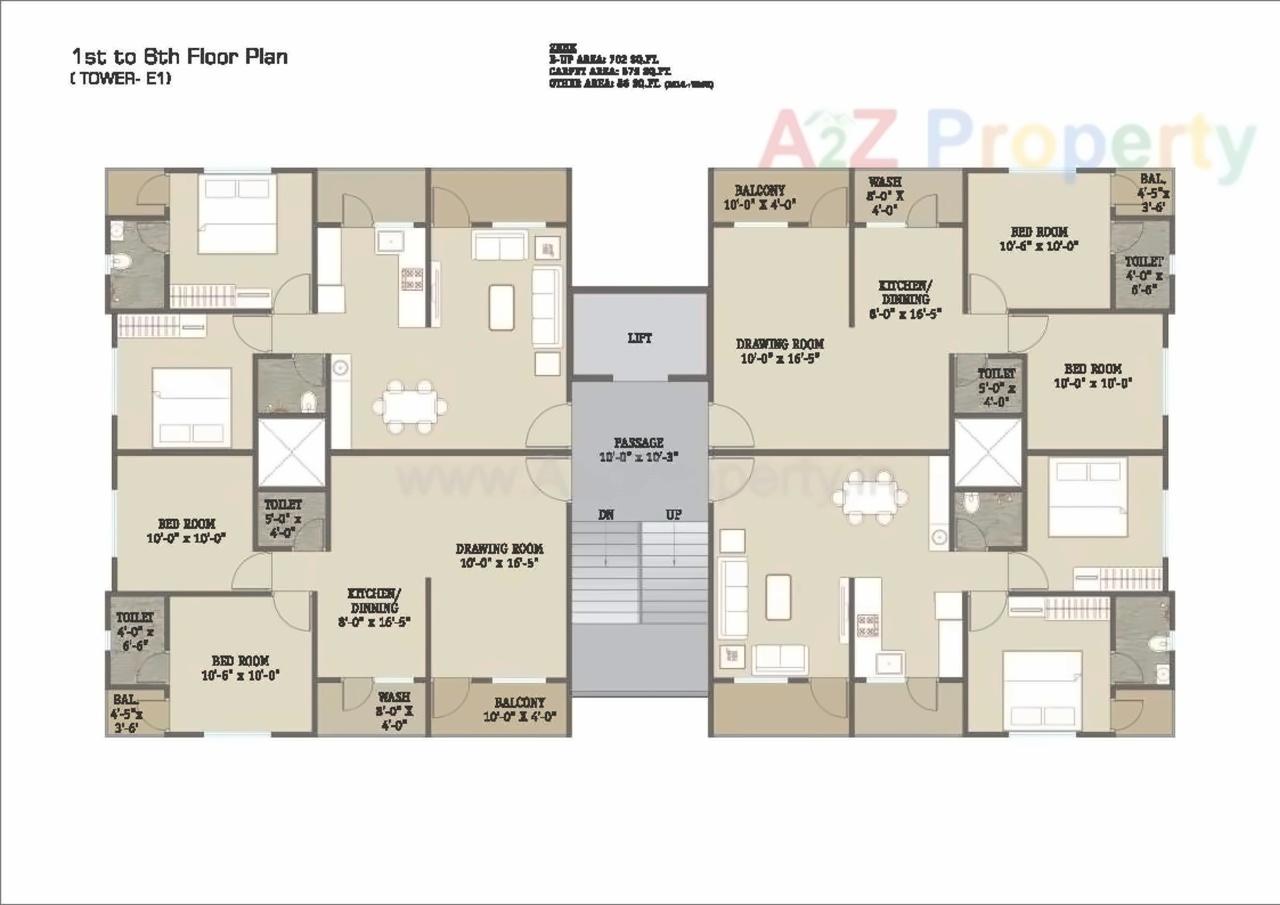 Layout of real estate project Shyamal Park located at Tandalaja, Vadodara, Gujarat
