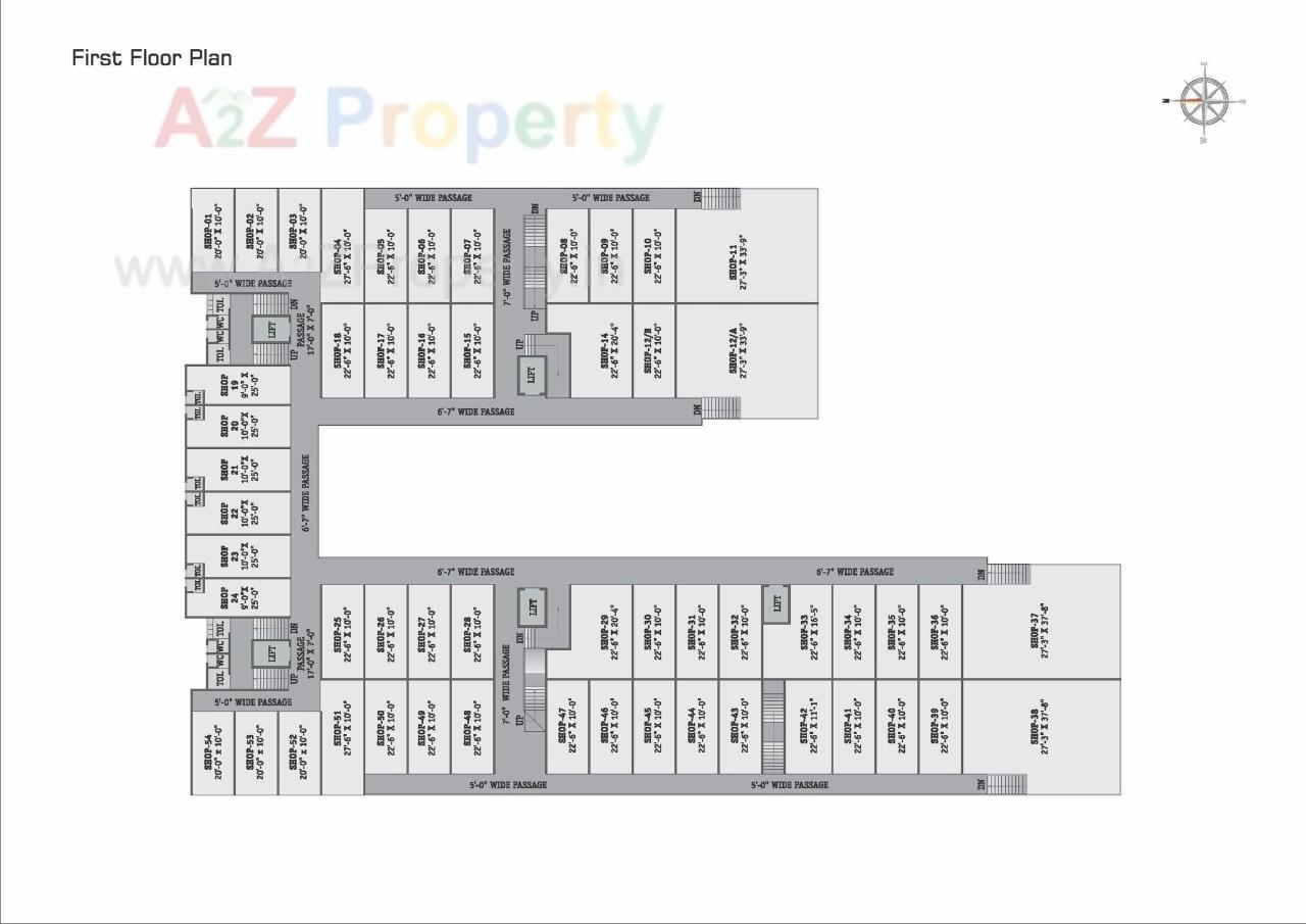 Layout of real estate project Shyamal Park located at Tandalaja, Vadodara, Gujarat