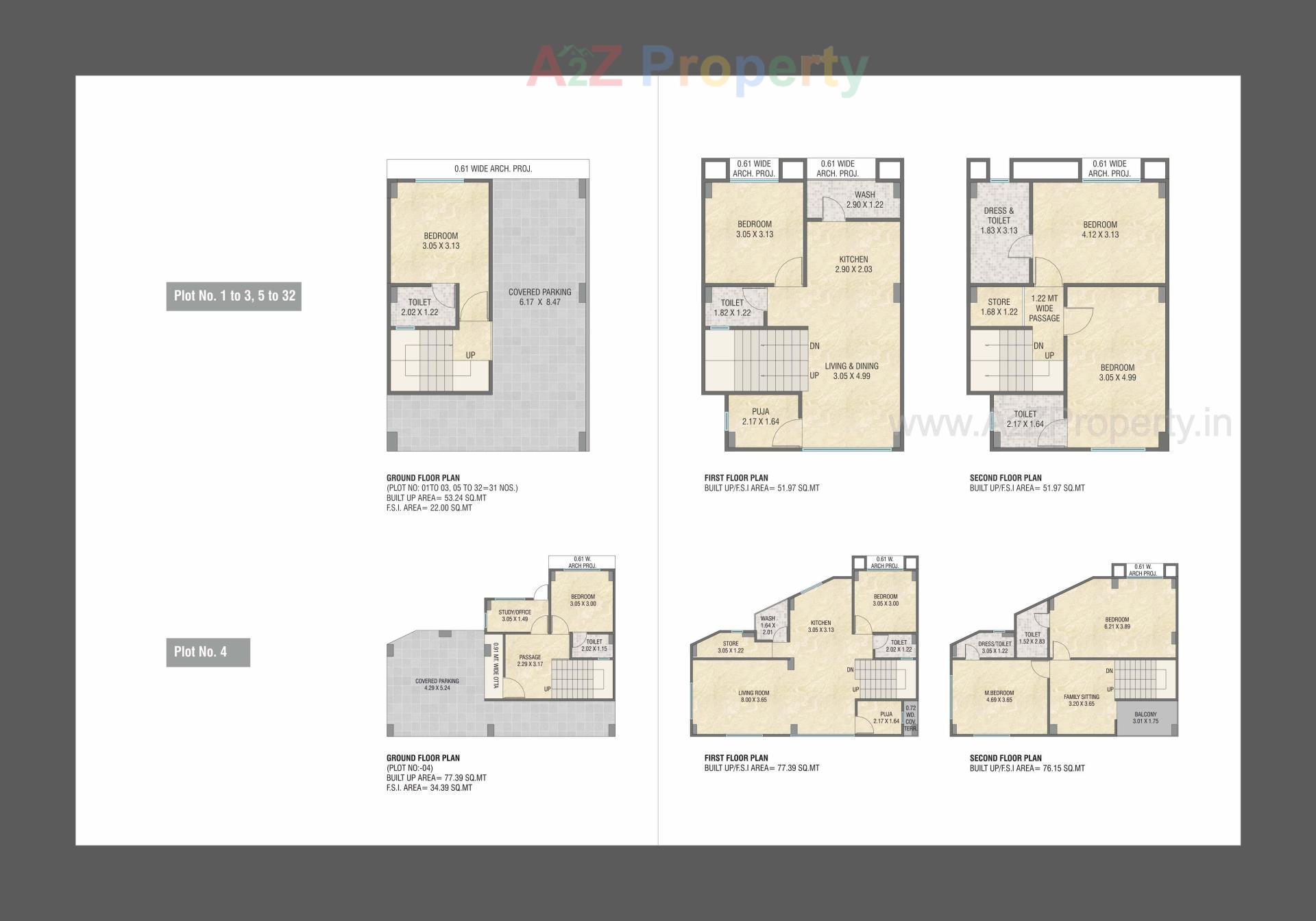 Layout of real estate project Shyamal Pride located at Danteshwar, Vadodara, Gujarat