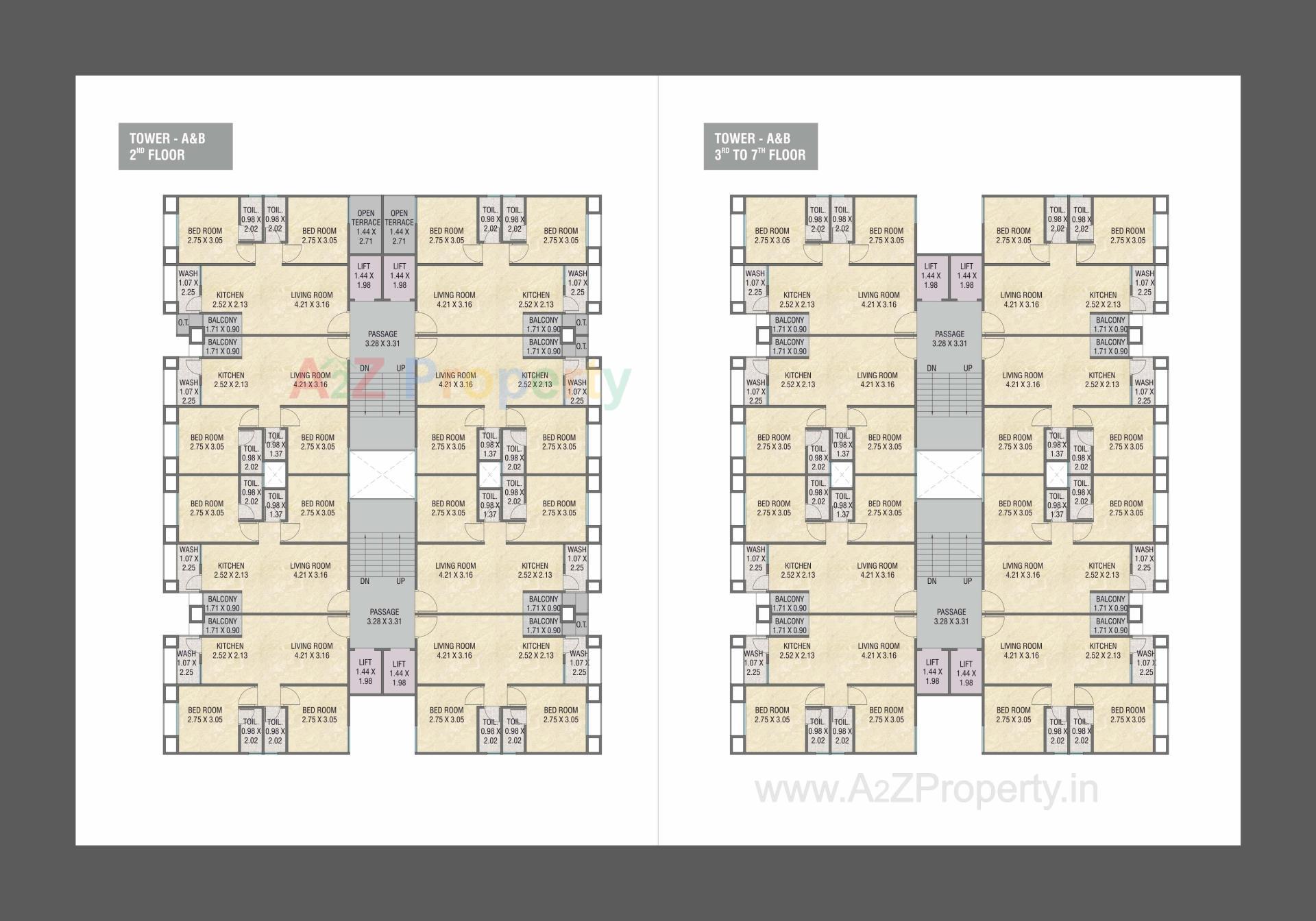 Layout of real estate project Shyamal Pride located at Danteshwar, Vadodara, Gujarat