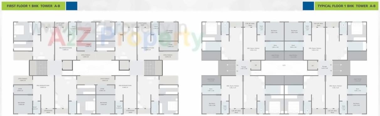 Layout of real estate project Siddeshwar Honest located at Sayajipura, Vadodara, Gujarat