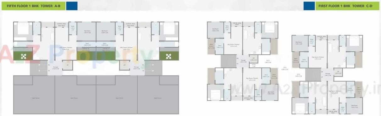 Layout of real estate project Siddeshwar Honest located at Sayajipura, Vadodara, Gujarat