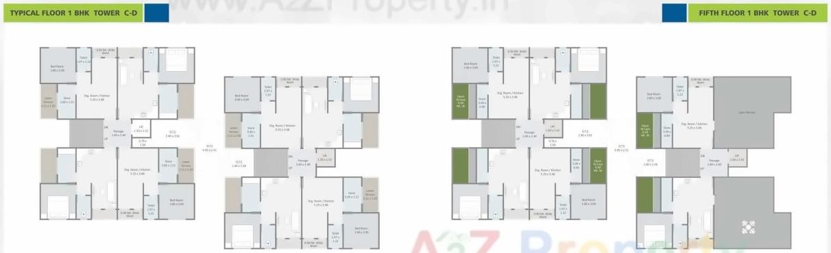 Layout of real estate project Siddeshwar Honest located at Sayajipura, Vadodara, Gujarat
