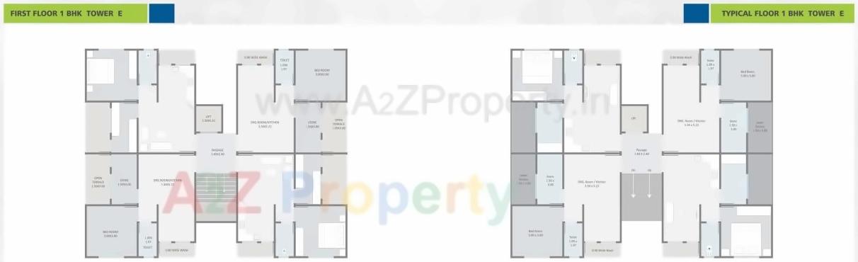 Layout of real estate project Siddeshwar Honest located at Sayajipura, Vadodara, Gujarat