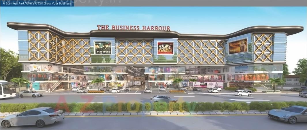 3D Elevation of real estate project Siddeshwar The Business Harbour located at Kapurai, Vadodara, Gujarat