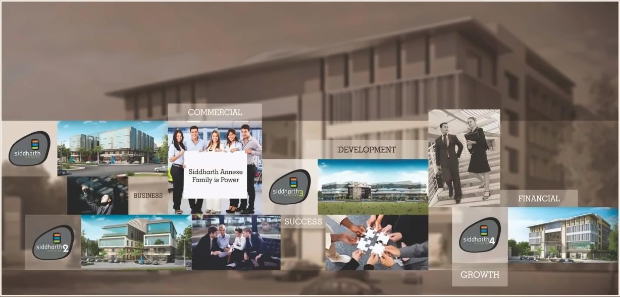 3D Elevation of real estate project Siddharth Annexe located at Sama, Vadodara, Gujarat