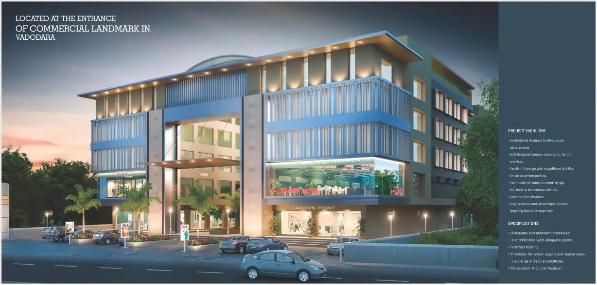 3D Elevation of real estate project Siddharth Annexe located at Sama, Vadodara, Gujarat