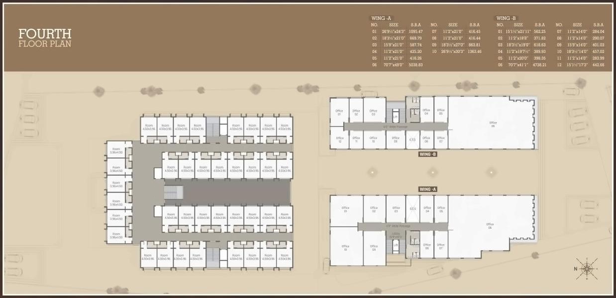 Layout of real estate project Siddharth Annexe located at Sama, Vadodara, Gujarat