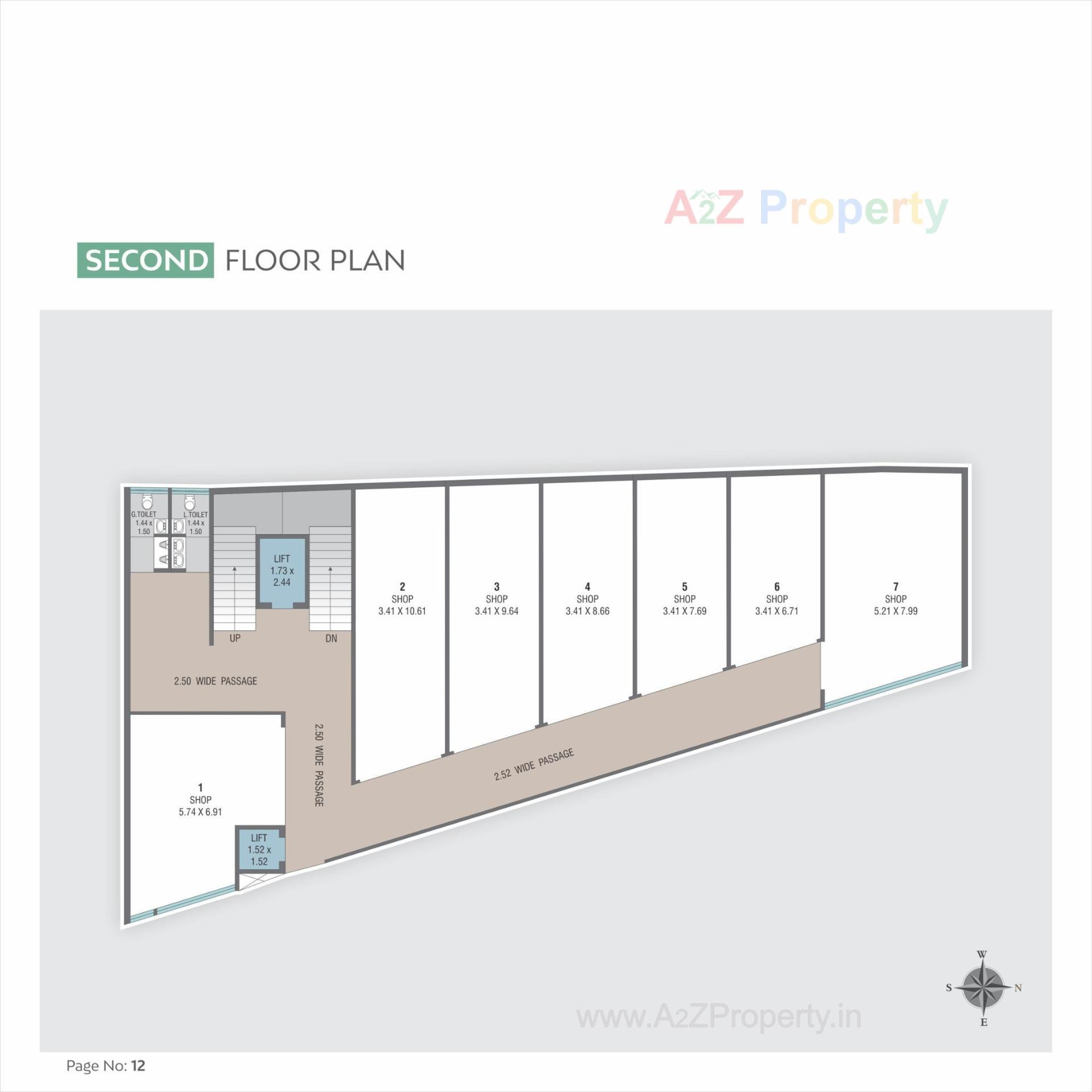Layout of real estate project Siddharth Crest Ii located at Nizampura, Vadodara, Gujarat