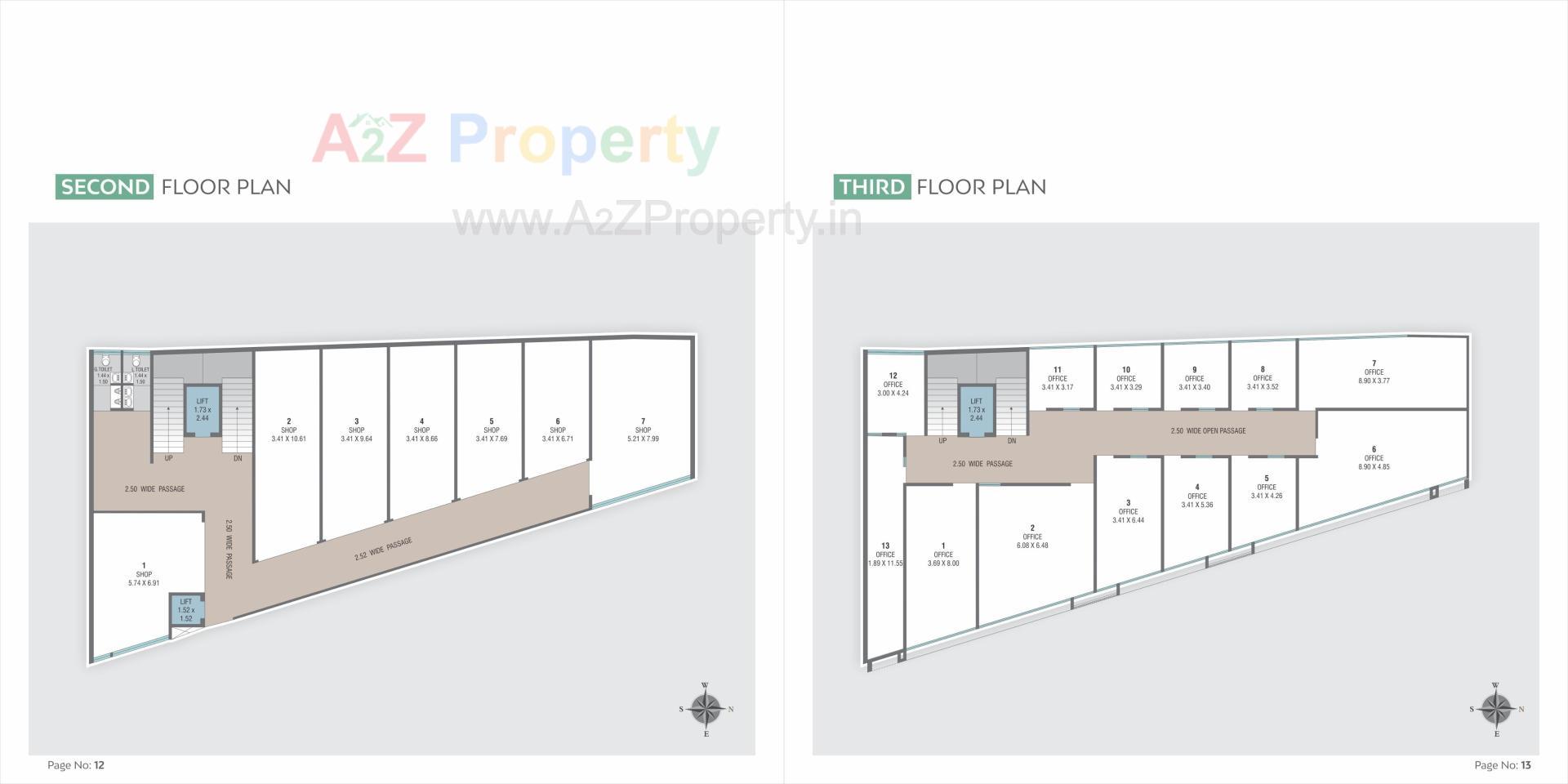Layout of real estate project Siddharth Crest Ii located at Nizampura, Vadodara, Gujarat