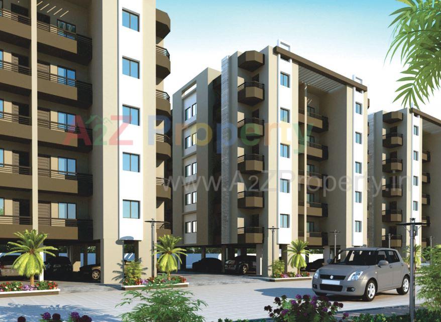 3D Elevation of real estate project Siddharth Enclave located at Harni, Vadodara, Gujarat