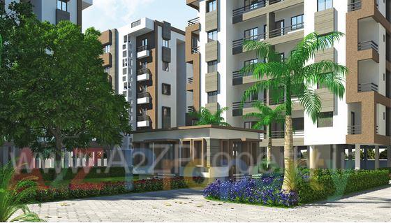3D Elevation of real estate project Siddharth Square located at Vadodara, Vadodara, Gujarat