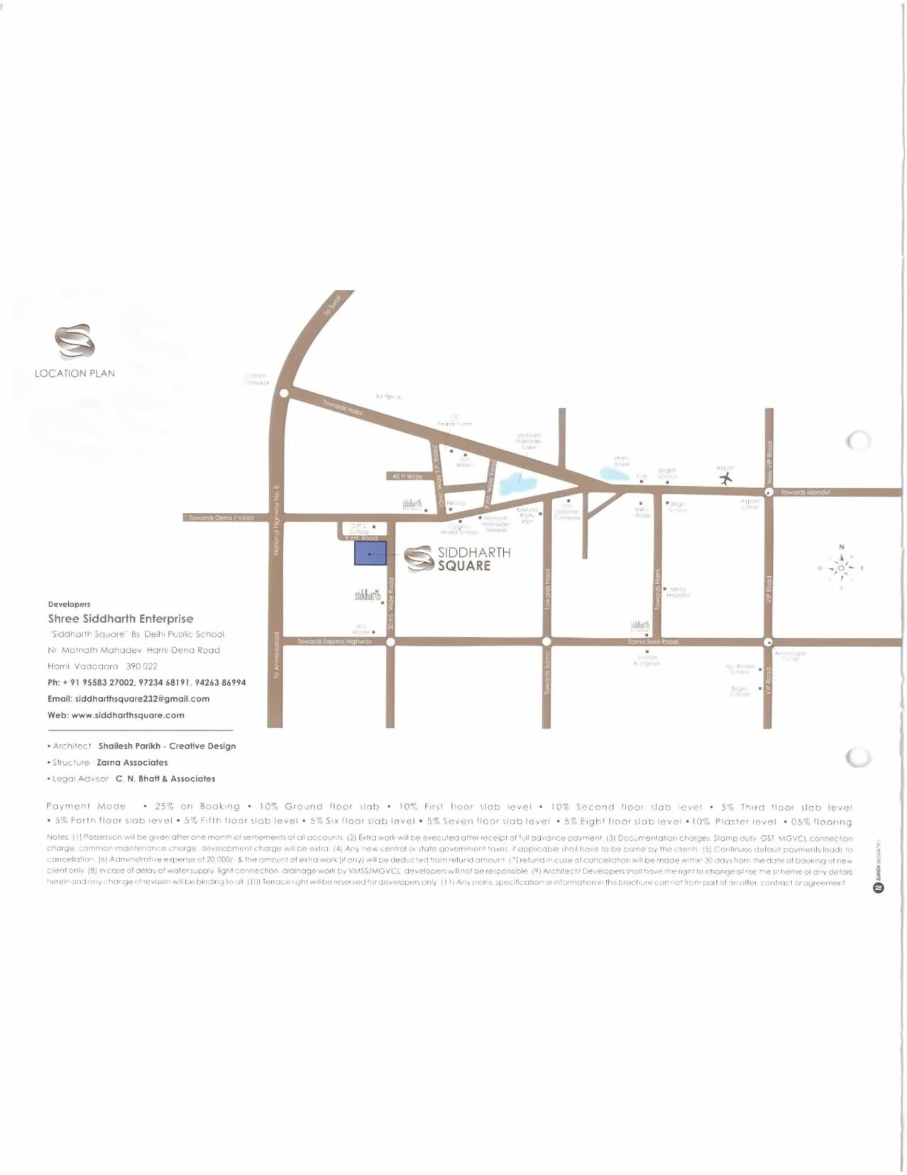  of real estate project Siddharth Square located at Vadodara, Vadodara, Gujarat