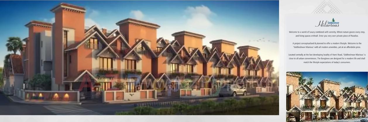 3D Elevation of real estate project Siddheshwar Hilarious located at Harni, Vadodara, Gujarat