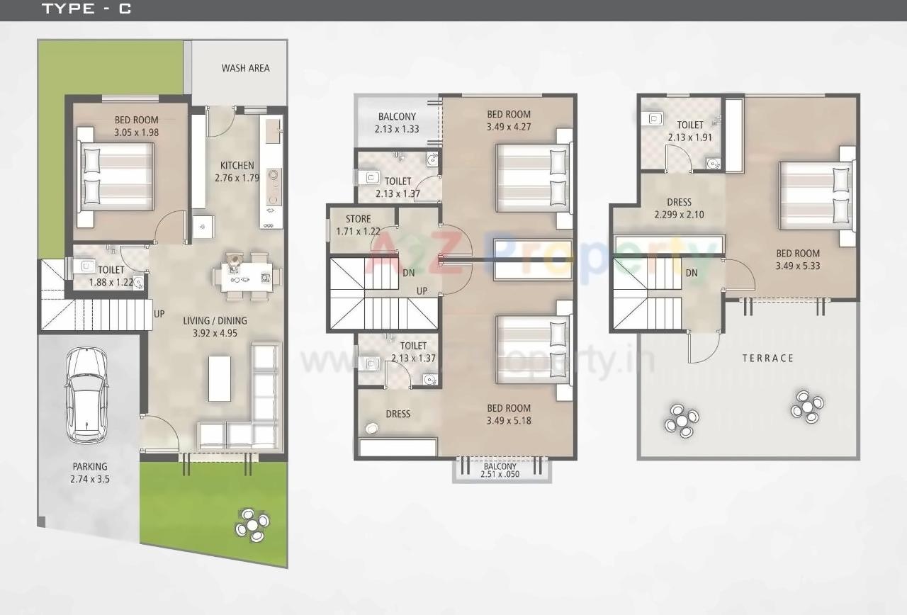 Layout of real estate project Siddheshwar Hilarious located at Harni, Vadodara, Gujarat