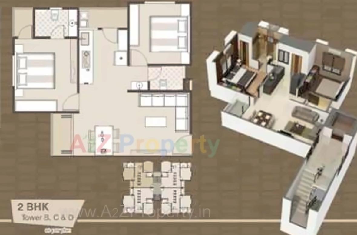 Layout of real estate project Siddheshwar Plaza located at Savad, Vadodara, Gujarat