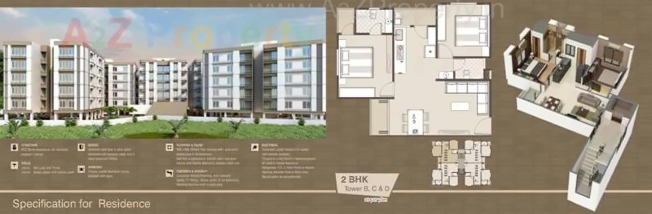 Layout of real estate project Siddheshwar Plaza located at Savad, Vadodara, Gujarat
