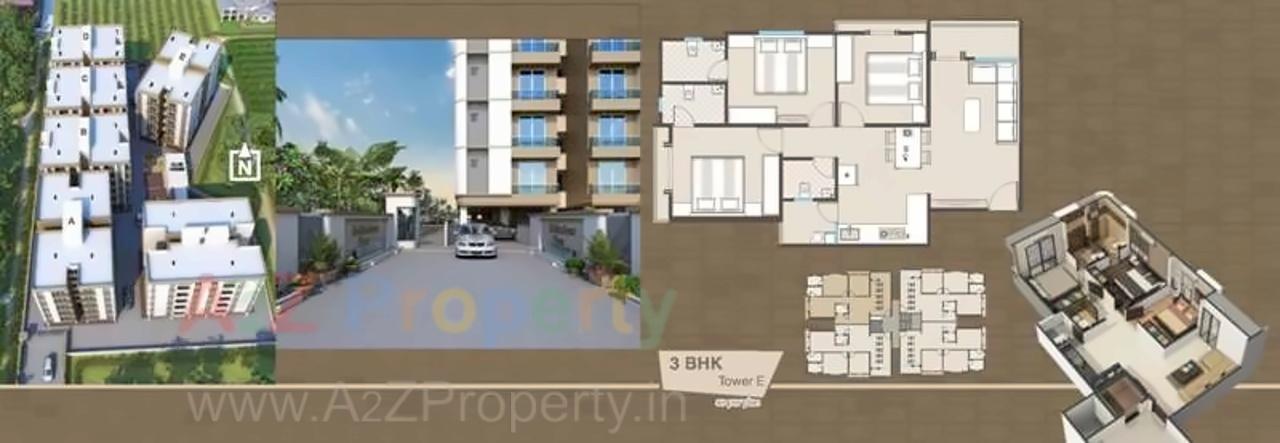 Layout of real estate project Siddheshwar Plaza located at Savad, Vadodara, Gujarat