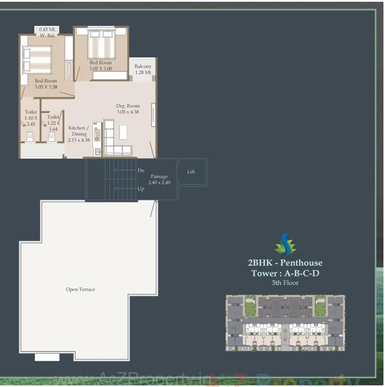 Layout of real estate project Siddheshwer Hill located at Tarsali, Vadodara, Gujarat