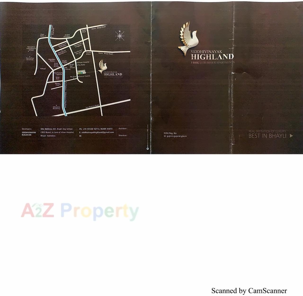  of real estate project Siddhivinayak Highland located at Bhayli, Vadodara, Gujarat