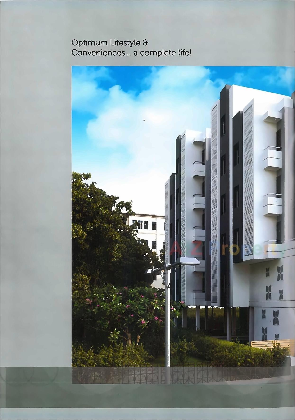 3D Elevation of real estate project Siddhivinayak Sopan located at Bhayli, Vadodara, Gujarat