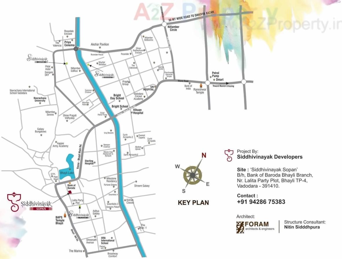  of real estate project Siddhivinayak Sopan located at Bhayli, Vadodara, Gujarat