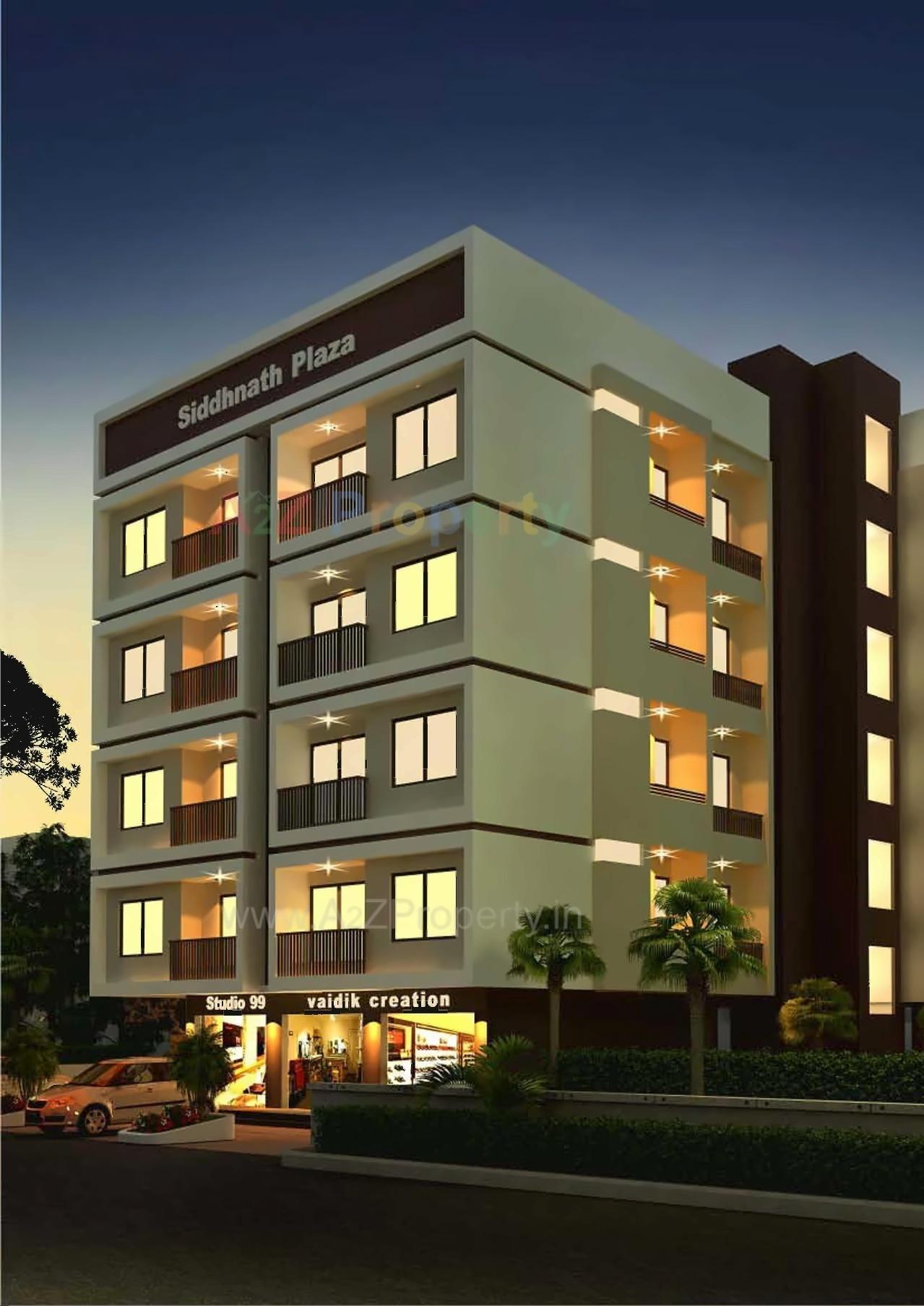 3D Elevation of real estate project Siddhnath Plaza located at Sevasi, Vadodara, Gujarat