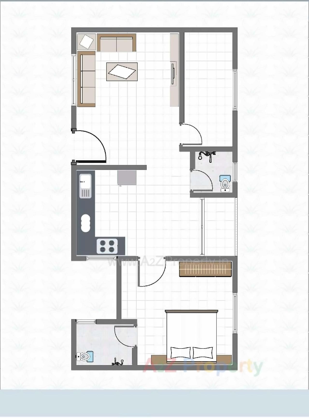 Layout of real estate project Siddhnath Plaza located at Sevasi, Vadodara, Gujarat