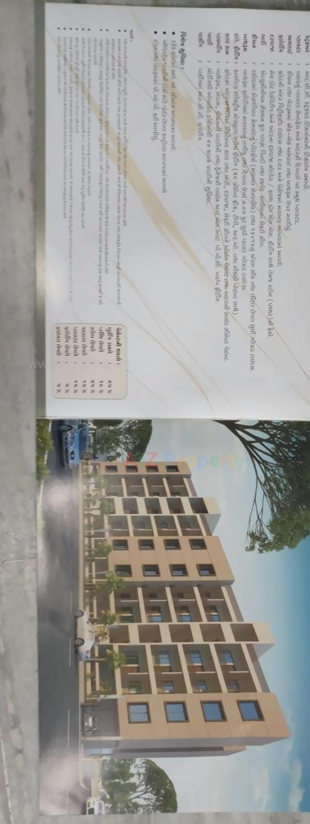 3D Elevation of real estate project Sifa Complex located at Vadodara, Vadodara, Gujarat