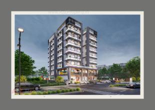 Elevation of real estate project Signature Residency located at Sama, Vadodara, Gujarat