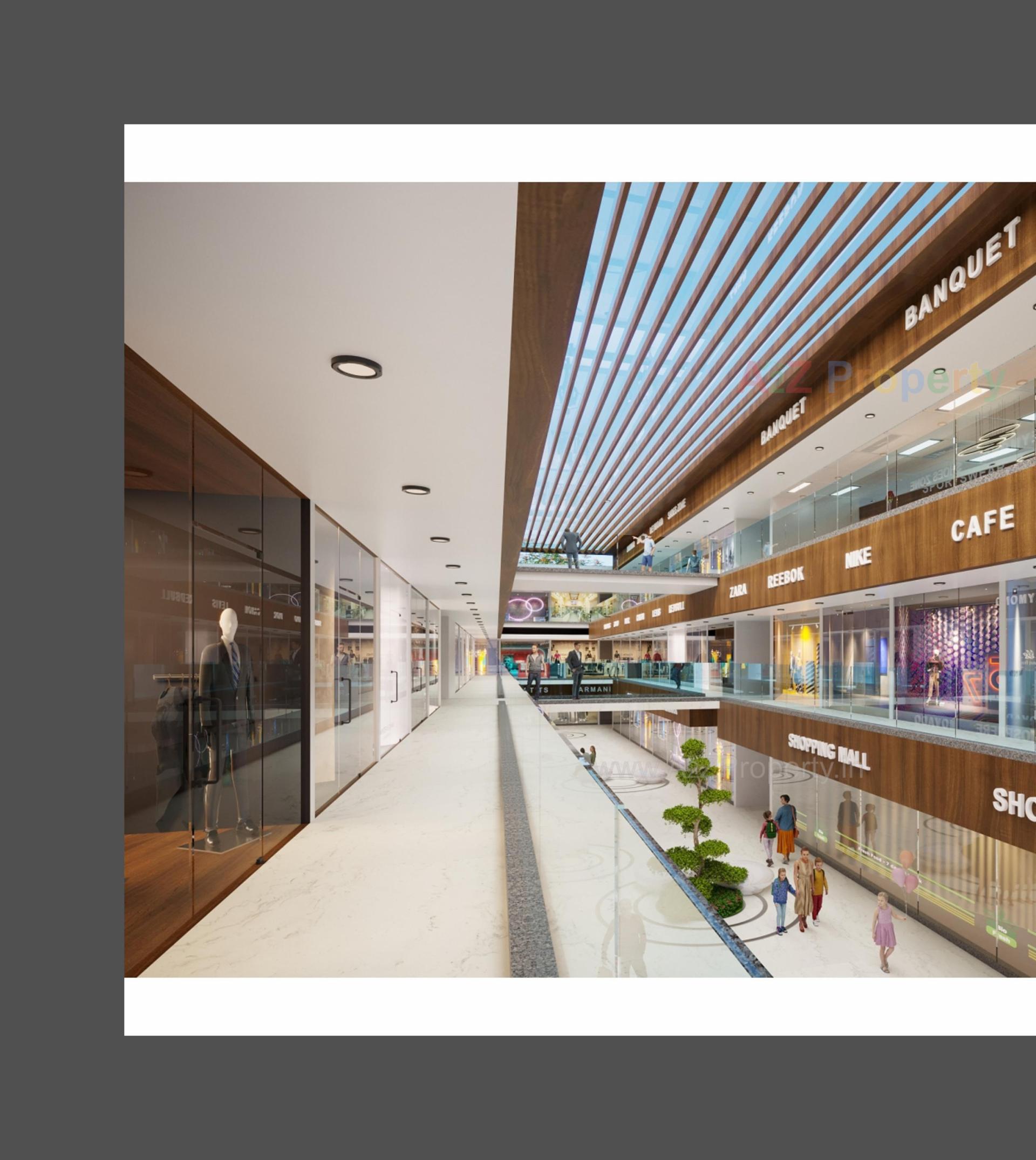 3D Elevation of real estate project Signature Square located at Karjan, Vadodara, Gujarat
